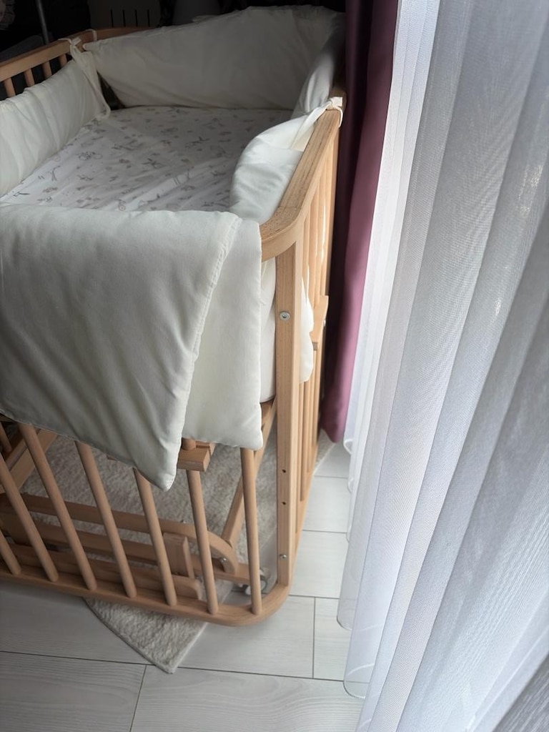 ege baby doğal ahşap 4in1 beşik - 4