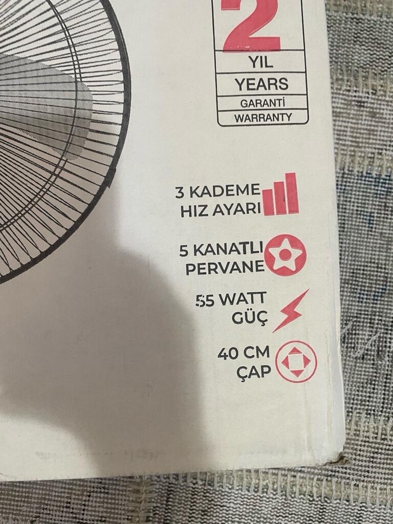 LİDER LV600 VANTİLATÖR - 4
