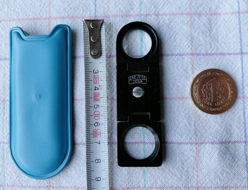 Carla zeiss jena Alman malı kuyumcu büyüteci loop - 3
