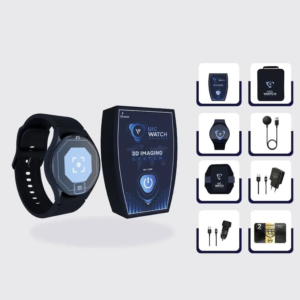 Ger Detect UIG Watch Kompakt Saat Tipi Üç Sistemli 3D Yer Altı Gör... - 3