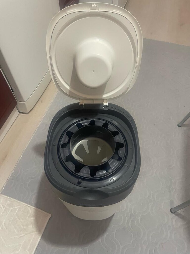 koku sızdırmaz bebek bezi çöp kovası - 3