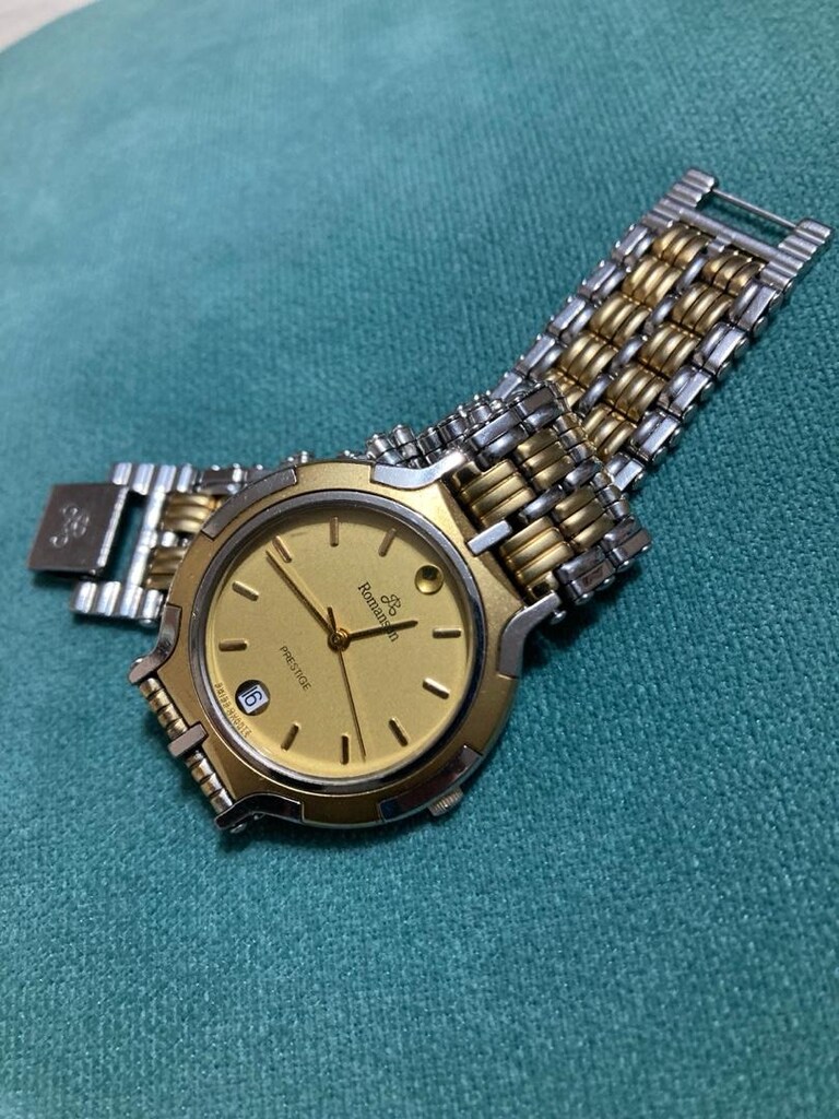 romanson swıss Quartz 24 k gold / saat - 2