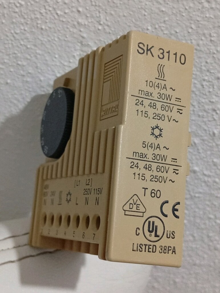 Rittal SK3110000 Pano Termostat 24, 48, 60V 11 - 4