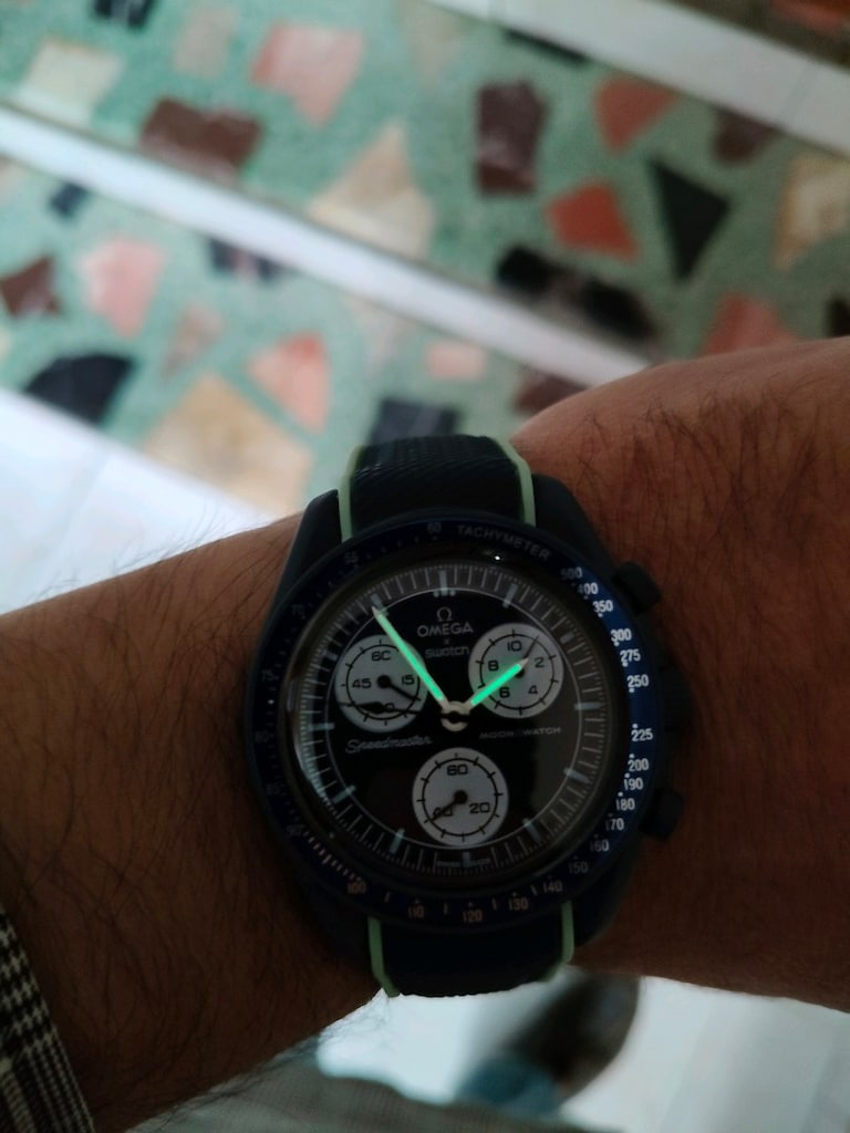 omega swatch erkek saat pilli - 8