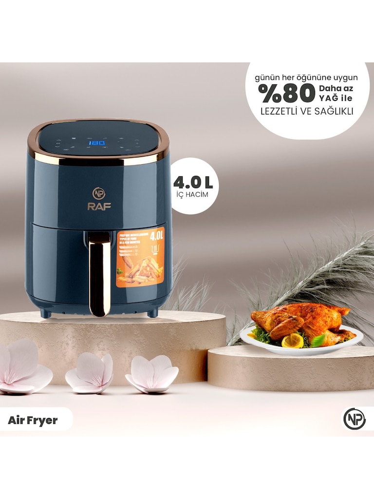 Raf R5007 Dokunmatik Ekran 4.0l Airfryer 1500W Sıfır Kutulu - 5