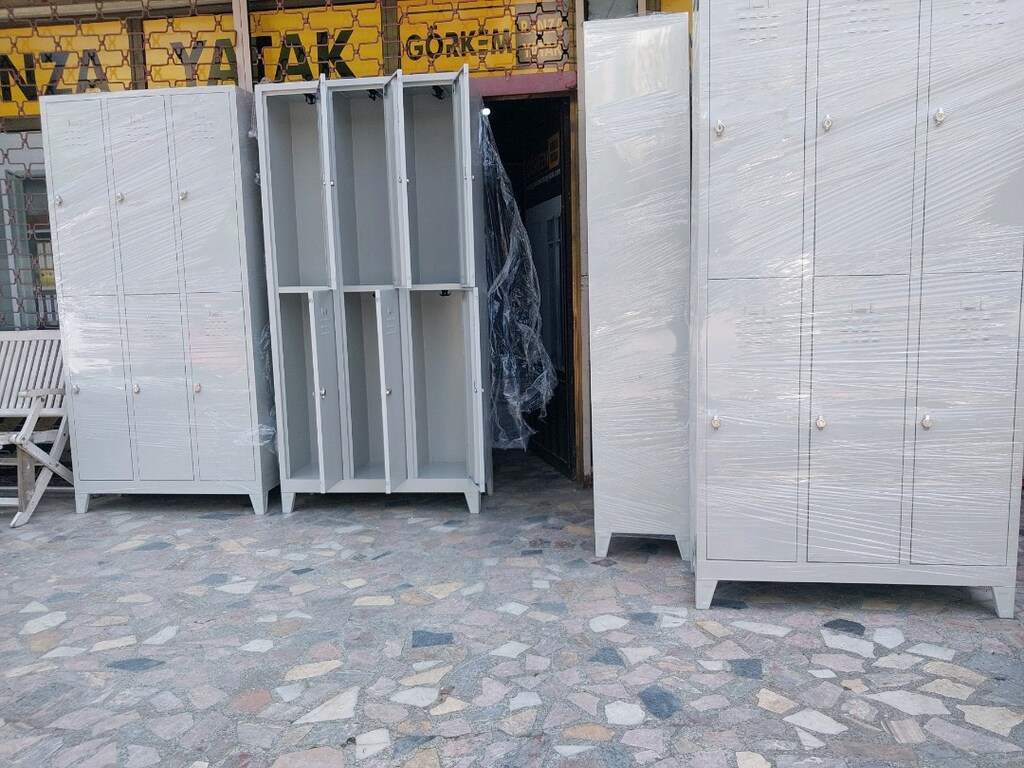 6 KAPILI METAL SOYUNMA DOLABI ÜCRETSİZ TESLİMAT - 3
