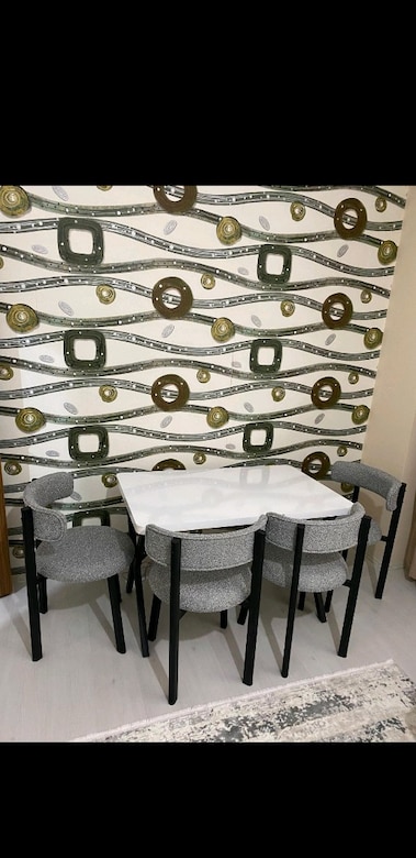 Sıfır mağazadan kaliteli masa 4 sandalye takımı - 7