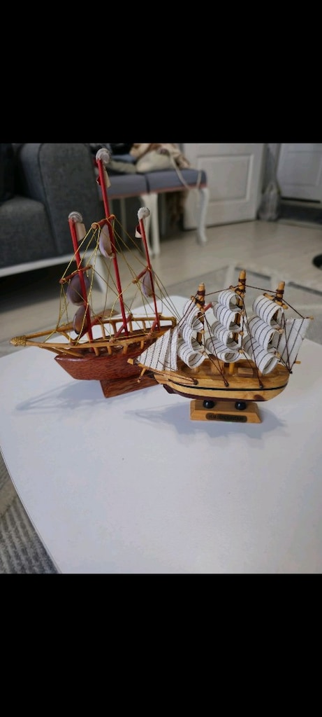Dekoratif Gemi Maketi 2 Adet