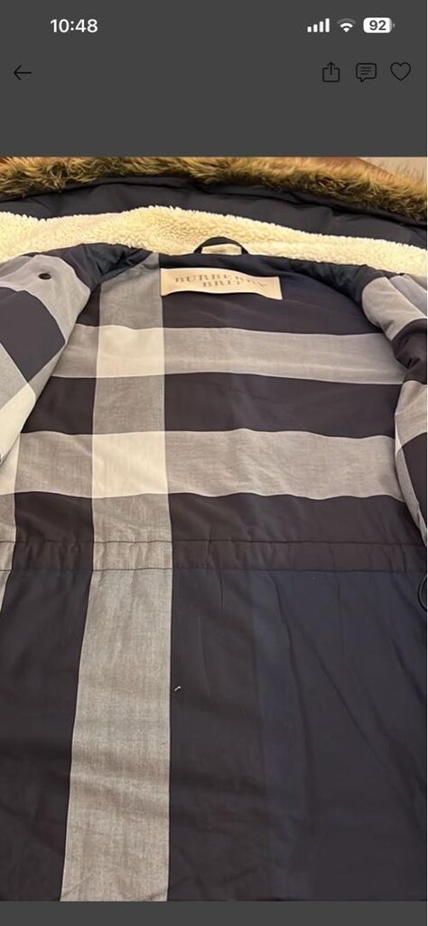Orjinal Londra’dan mağazasından alındı. kaz tuyu Burberry kaban - 4