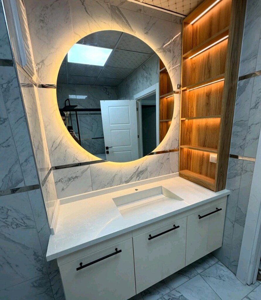 IŞIKLI LEDLİBANYO LAVABO AYNASI - 2