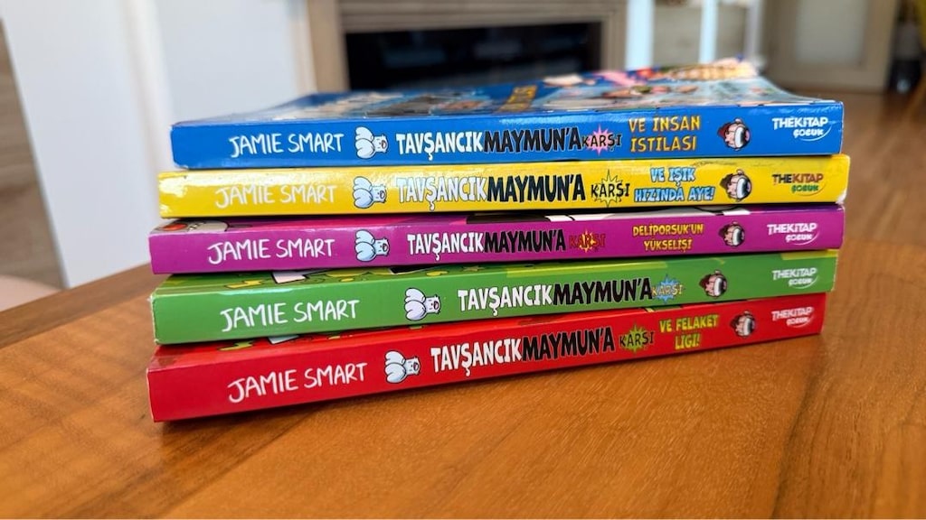 Tavşancık Maymun’a Karşı 5li Seri (Jamie Smart) - Çok Temiz - 3