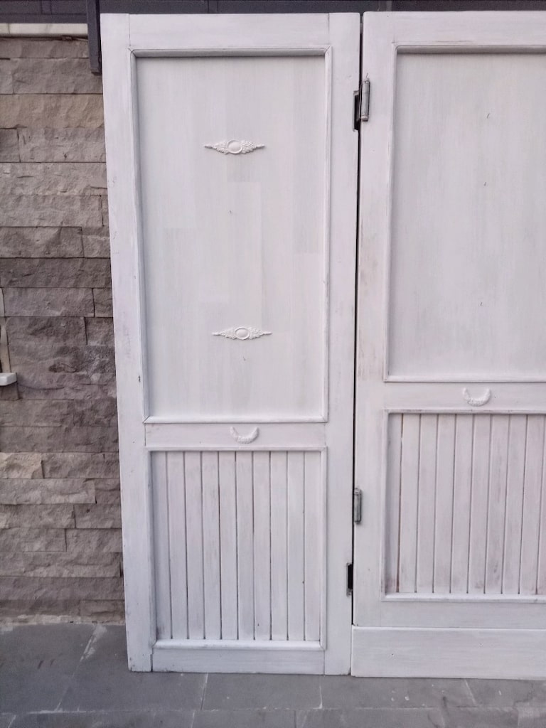 1980 lerden 2 adet AHŞAP KAPI YATAK BAŞLIĞI OLARAK KULLANILMIŞTIR - 4