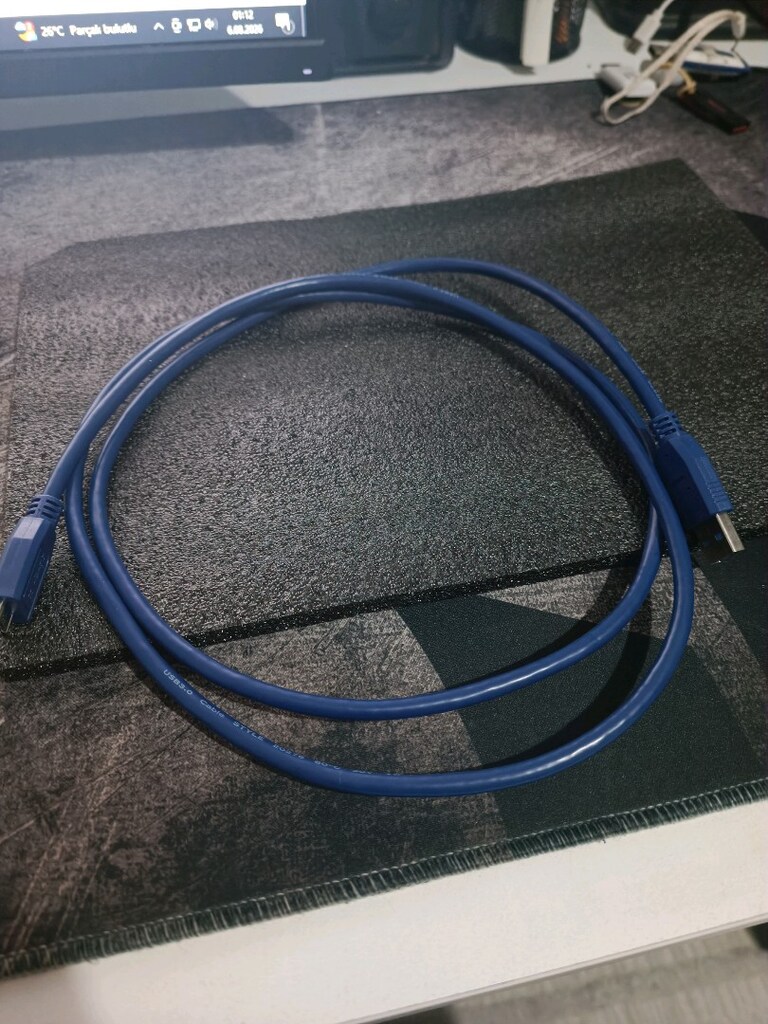 USB3.0 A TO MİCRO B TAŞINABİLİR HARD DİSK VE KAMERA KABLOSU - 5