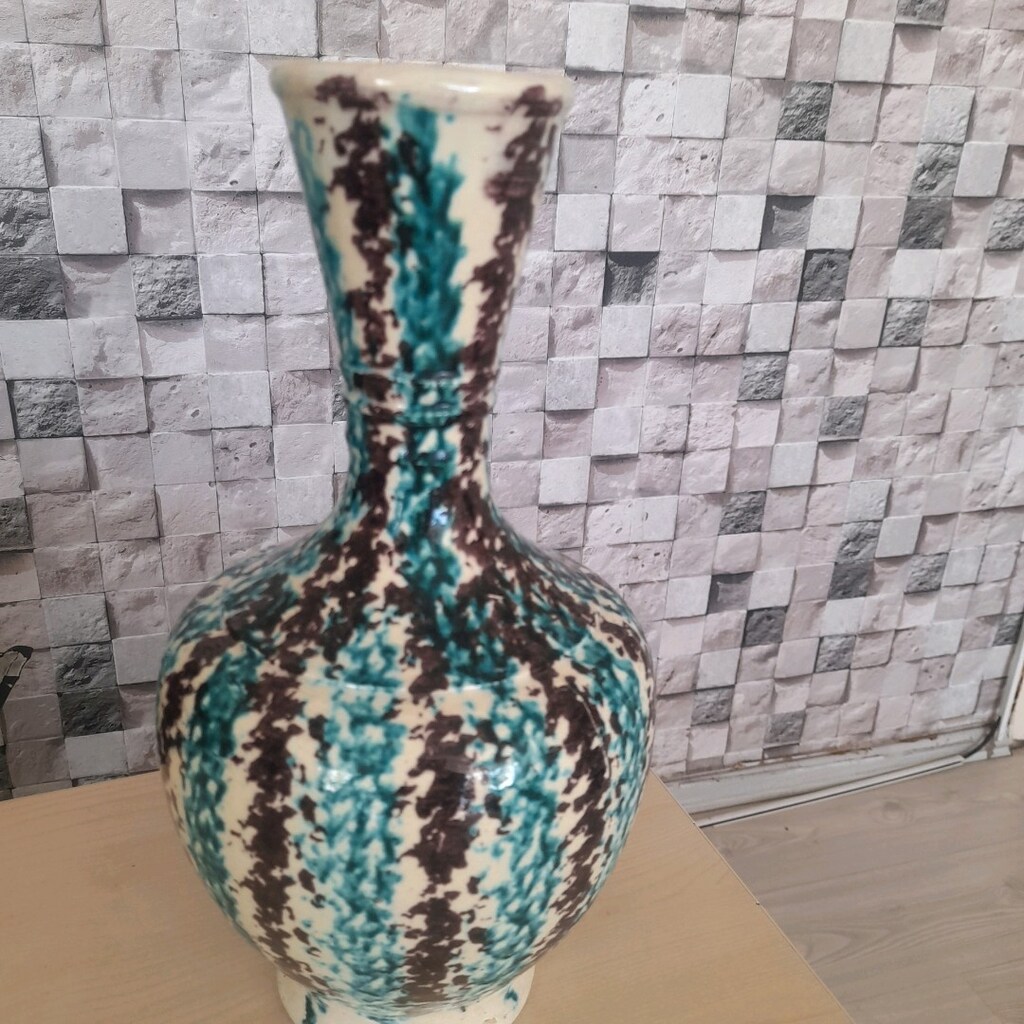 Antika 30 cm otantik el yapımı Vazo - 2