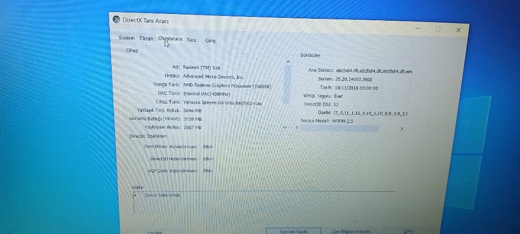 Lenovo V330-15IKB inel İ5 8250U işlemci-8gb ddr4 ram-120gb SSD-1TB Dis - 7