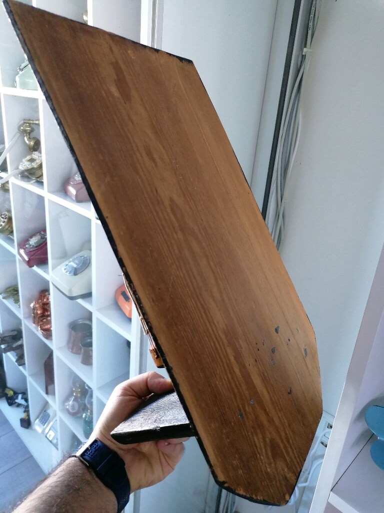 Vintage Ahşap Stantlı Gemi Duvar Tablosu - 4