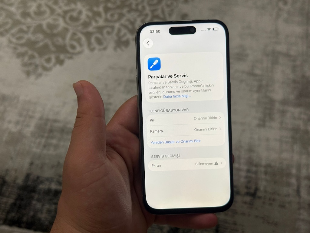 iPhone 15 Pro YD Cihazı 60 0 - 4