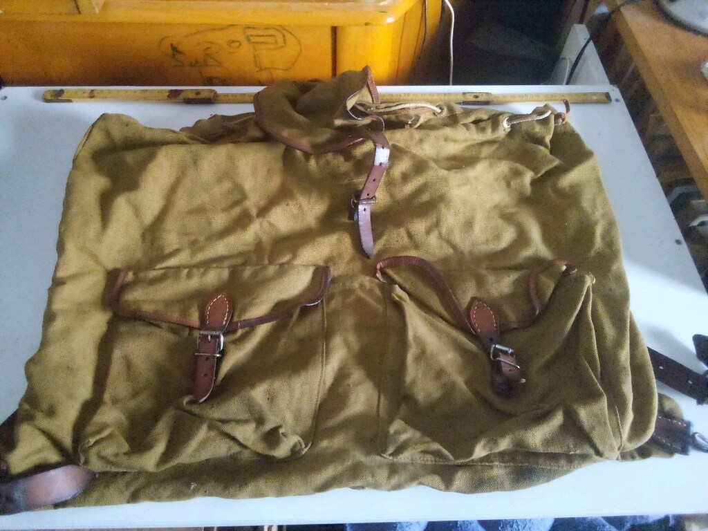 Harita çantası vintage kanvas büyük boy sırt çantası harika bulunmaz