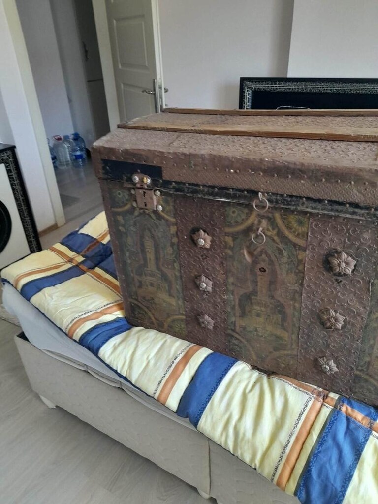 Antika Osmanlı dönemine ait sandık - 2