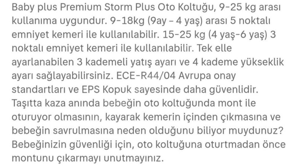 BABY PLUS OTO KOLTUĞU - 3