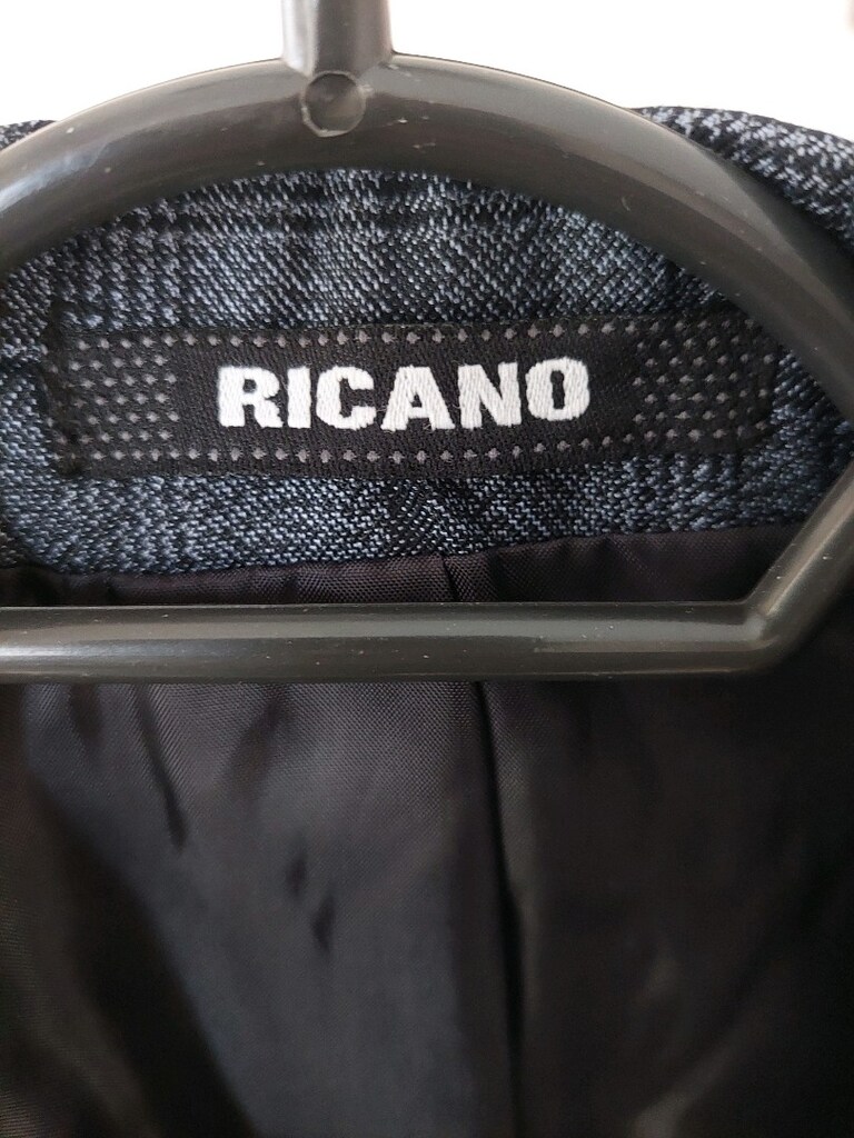 RICANO erkek Füme ekoseli Yünlü Erkek Takım Ceketi - 6