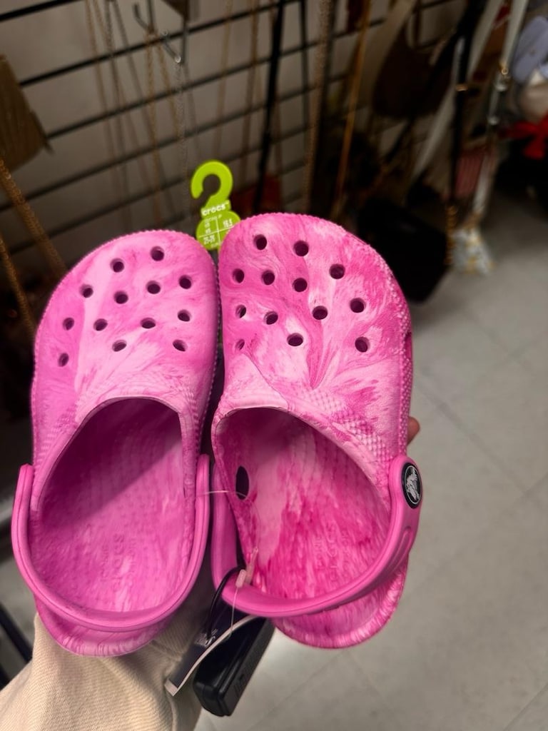 pembe çocuk crocs terlik - 2