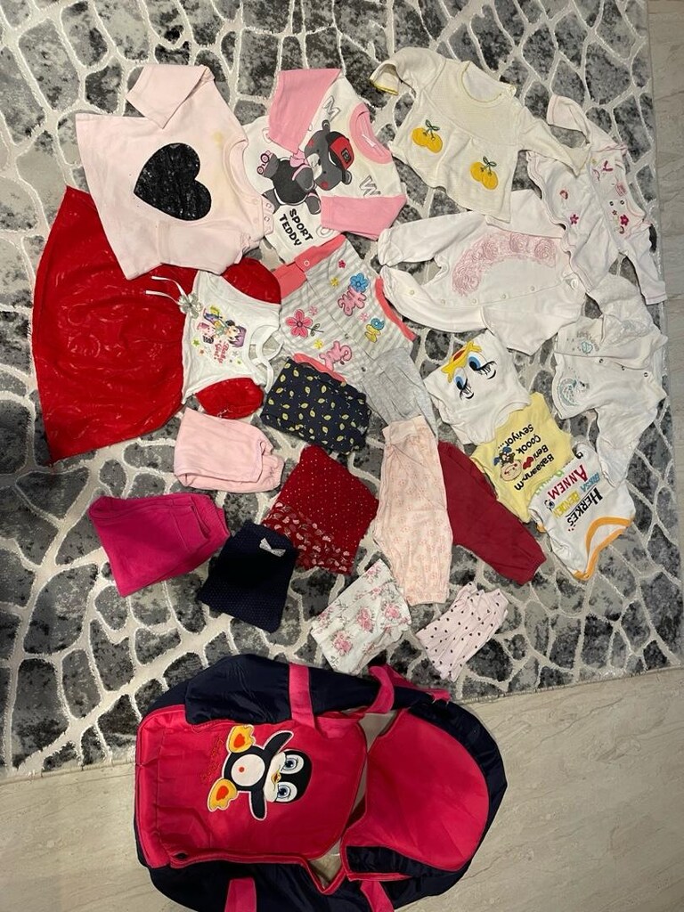Yenidoğandan 1 yaşa kadar kız bebek kıyafetleri bebek taşıma çantası - 7
