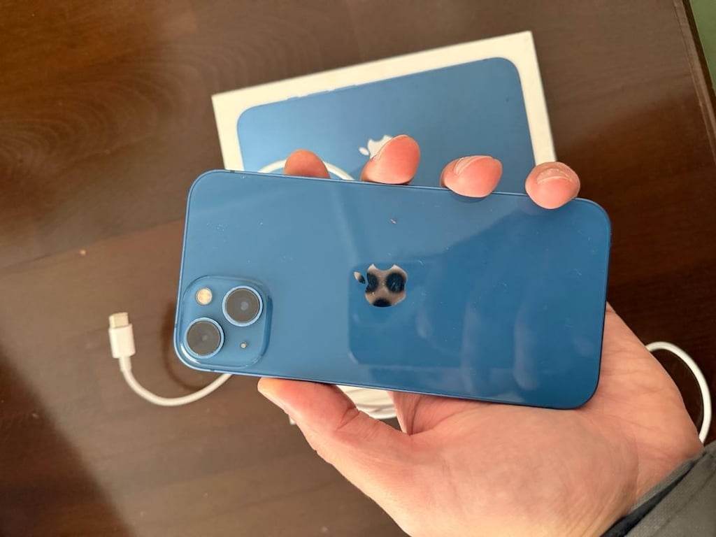 İphone 13 Kutu Fatura Kalbosuyla Mavi 74 Pil 128 GB Temiz TR - 3