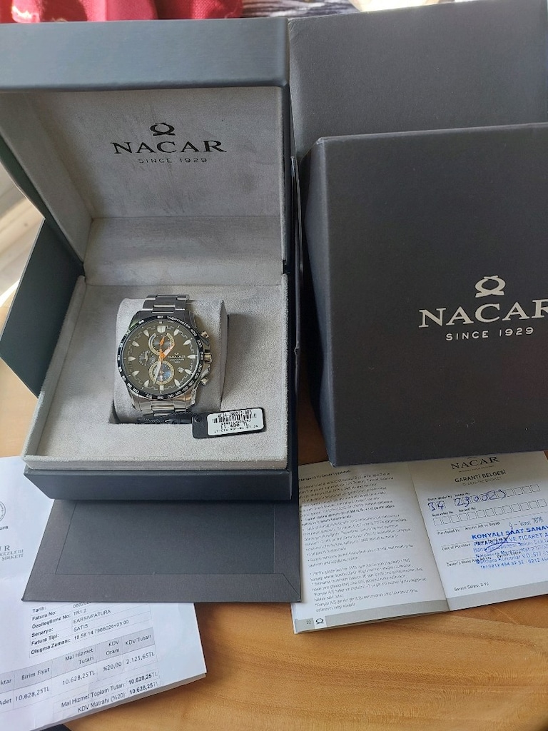 Sıfır Nacar Quartz Krono Garantili - 2