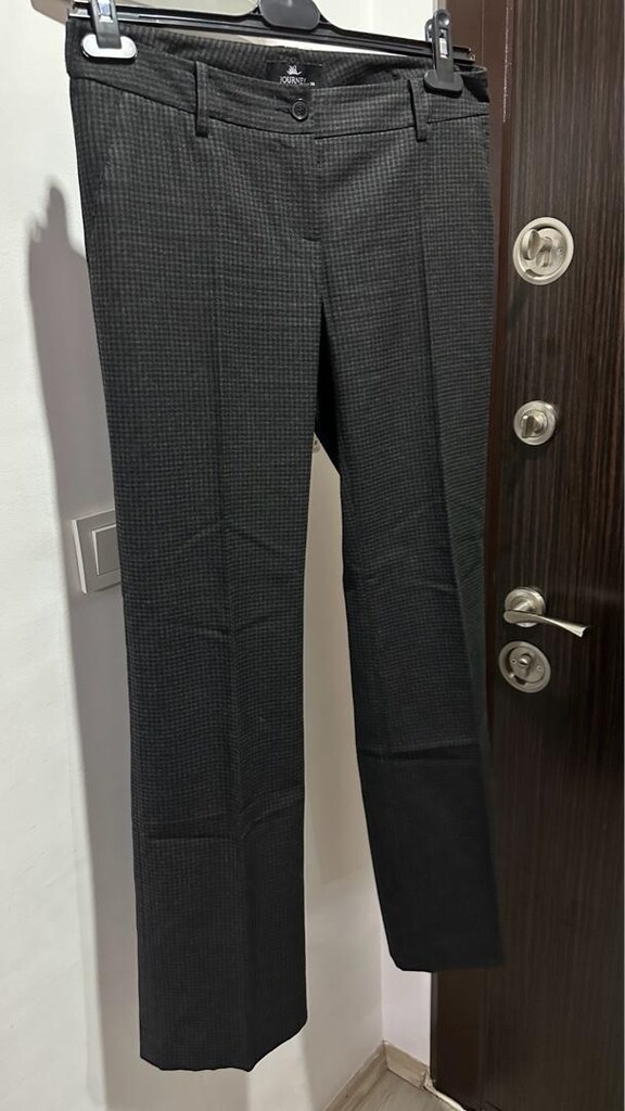 JOURNEY MARKA KIŞLIK GRİ SİYAH KARELİ PANTALON