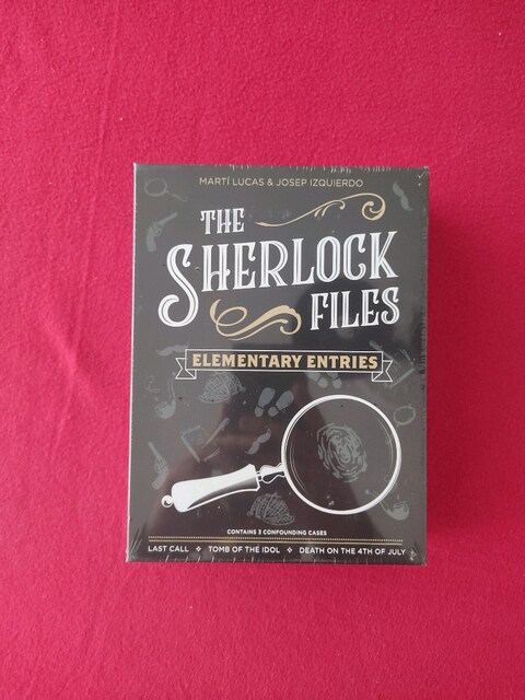 Sherlock Files Elemantary Entries Boardgame