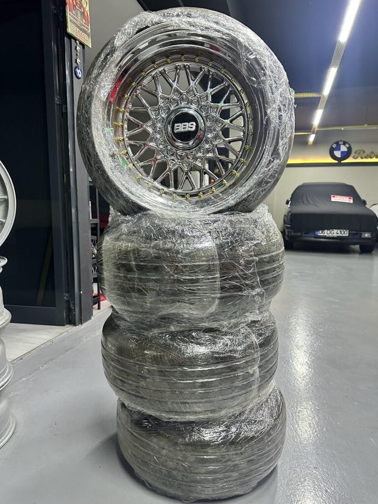 HATASIZ SIFIR 16" KROM BBS JANT LASTİK TAKIM - 6