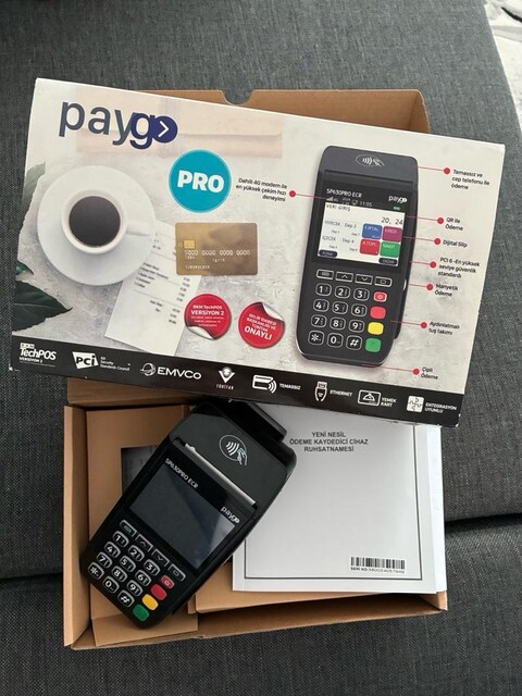 Yazar kasa pos cihazı paygo