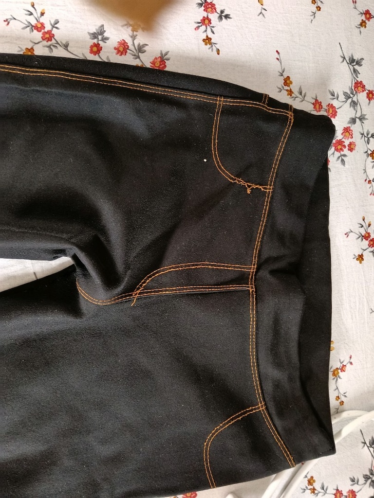 siyah dar jeen kot beli lastikli - 4