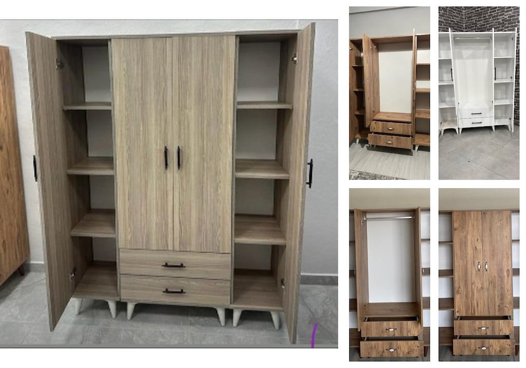 4 kapaklı elbise dolabı wbkqaeixmy - 5