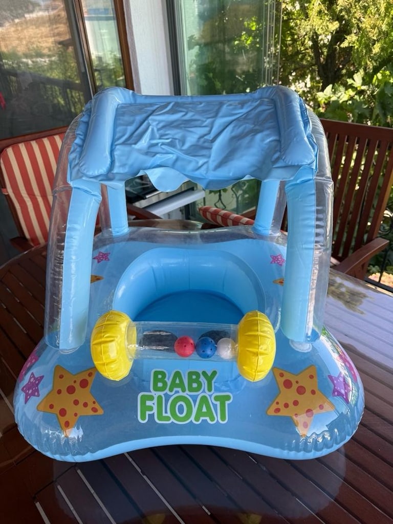 Intex Gölgelikli Bebek Simidi (Baby Float) ŞAPKA HEDİYELİ - 2