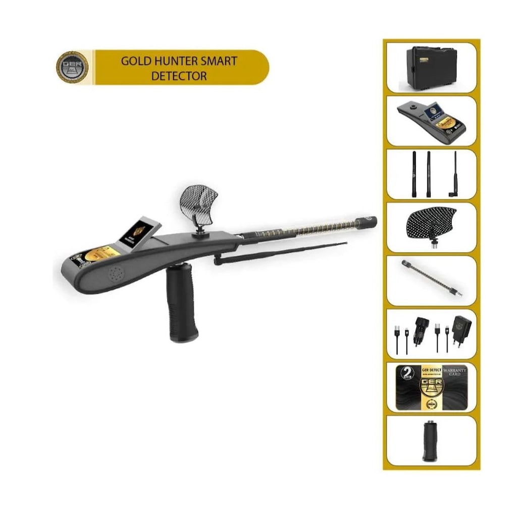 Ger Detect Gold Hunter Smart Dokunmatik Ekranlı Uzun Menzilli Alan... - 3