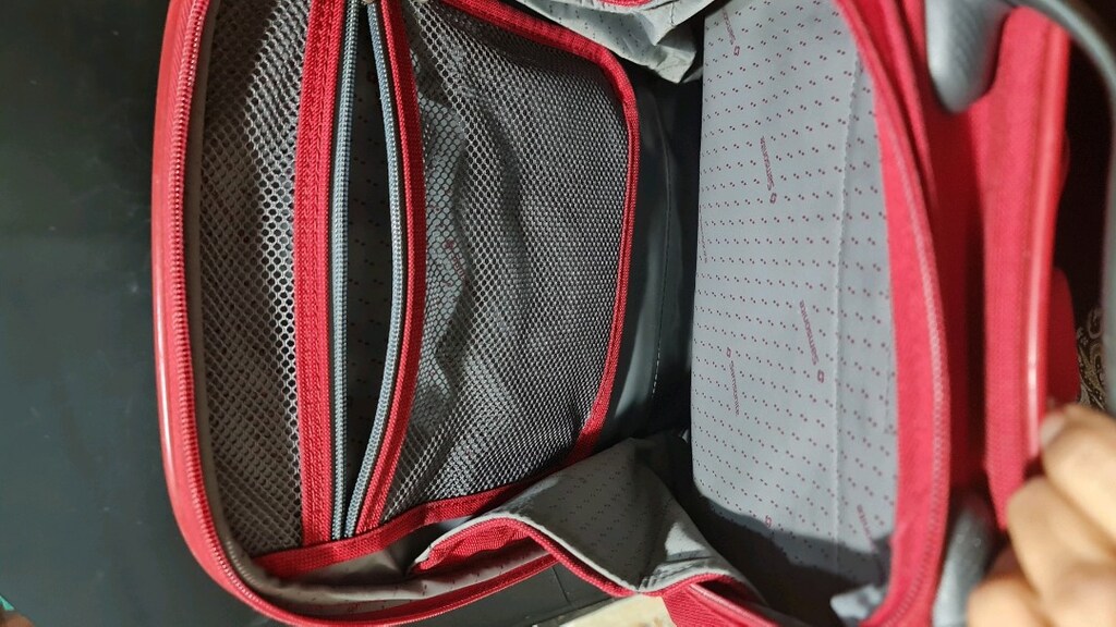 Orijinal Samsonite Kırmızı Sırt Çantası / Okul ve Laptop Çantası - 4