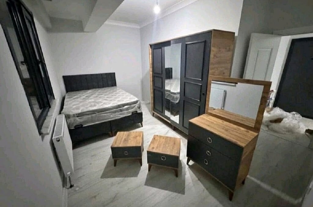 YATAK ODASI TAKIMI FULL SET BAZA BAŞLIK YATAK DAHİL KAPIDA ÖDEME İLE - 2