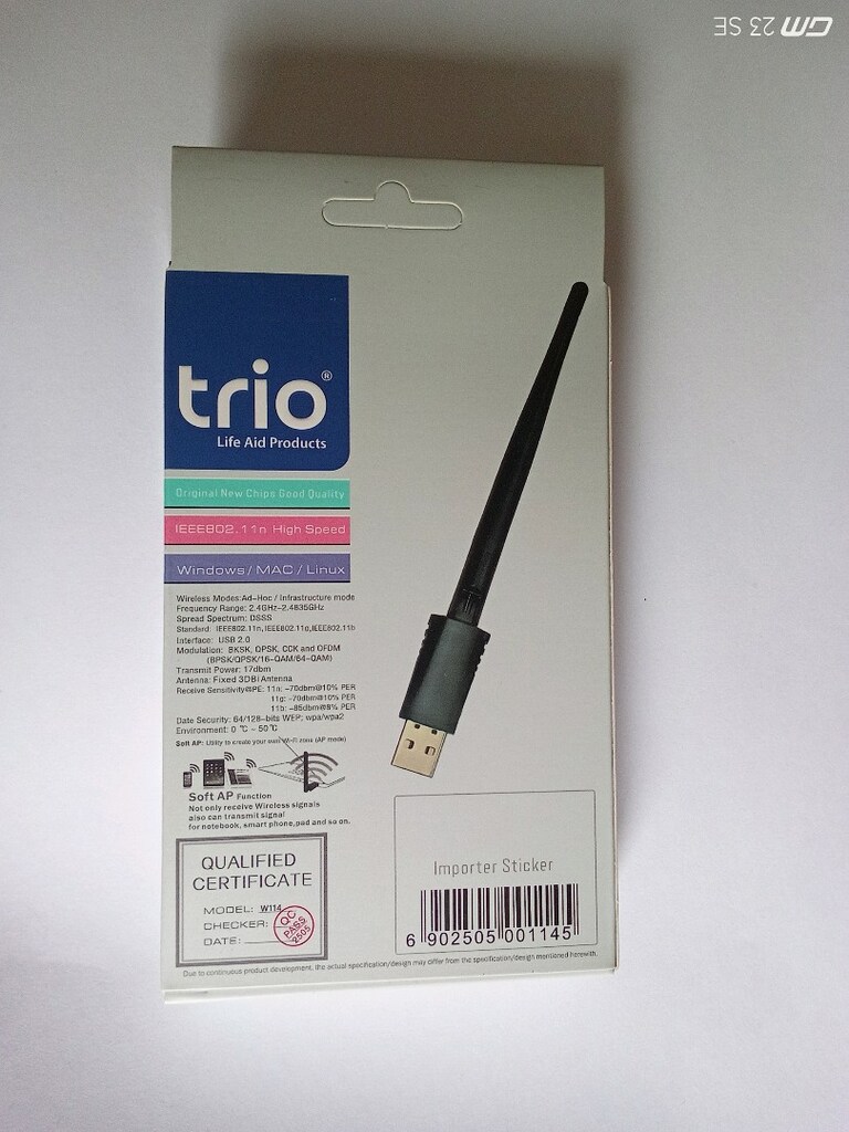 USB WiFi Adaptör Antenli 300 Mbps - 2