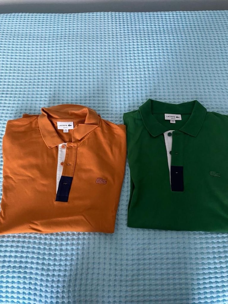 3 Adet Orjinal Lacoste Tshirtler