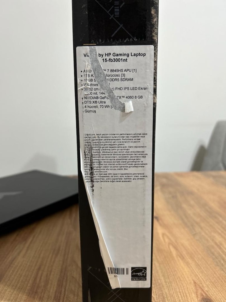 HP VİCTUS 16 RTX4060 - 8