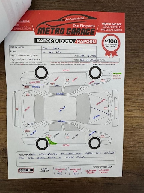 Ford Fiyesta.2007 model hasar kayıtlı - 8