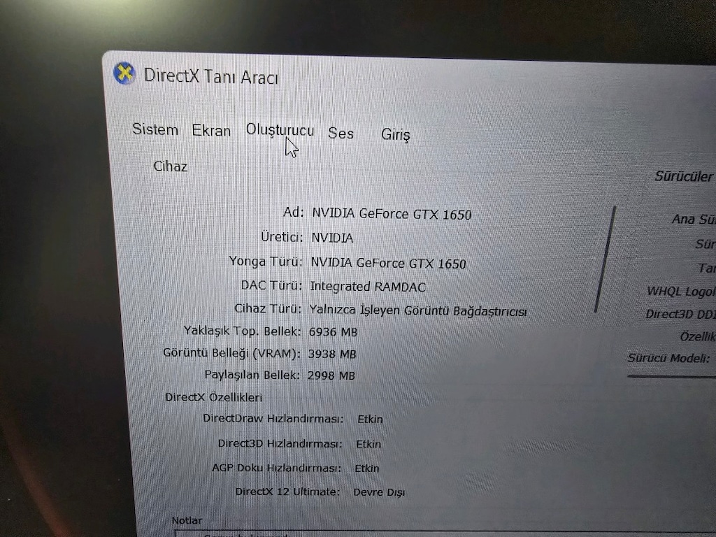 Çok Acil lenovo gamming dizüstü bilgisayar - 10