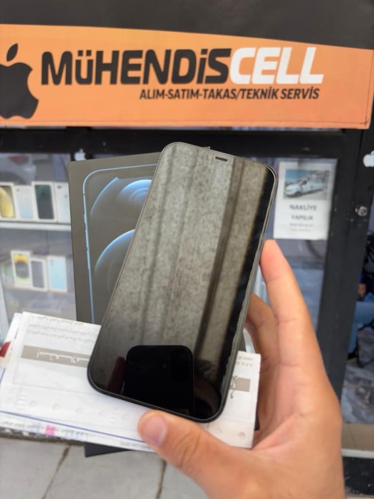MÜHENDİSCELL’DEN İPHONE 12 PRO MAX 256 GB KUTU FATURA ORJİNAL - 2
