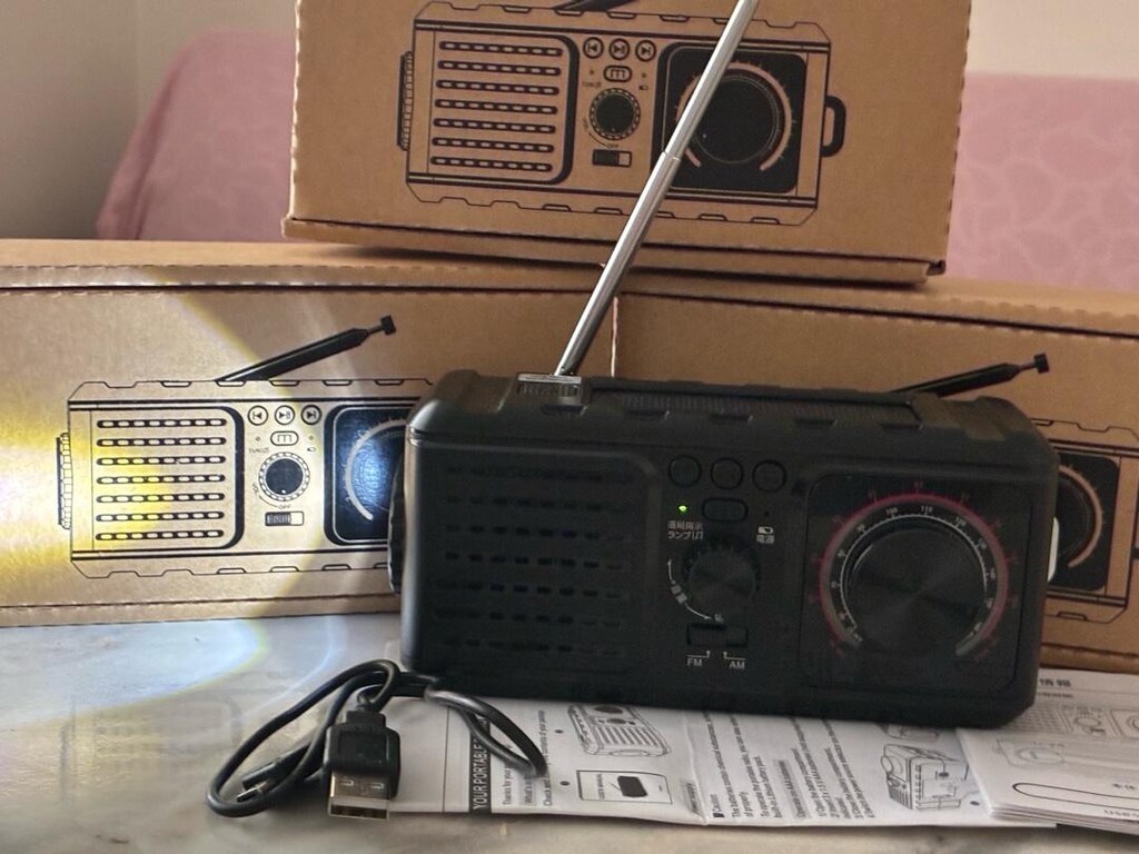 küresel kriz Deprem ,acil durum, kamp,SOS siren sinyal ışığı radio - 14