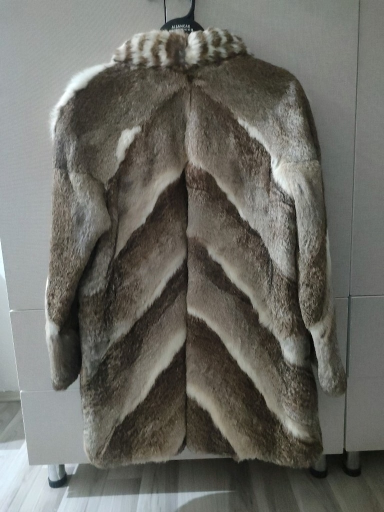 Hakiki tilki derisinden yapılmış kürk - 4