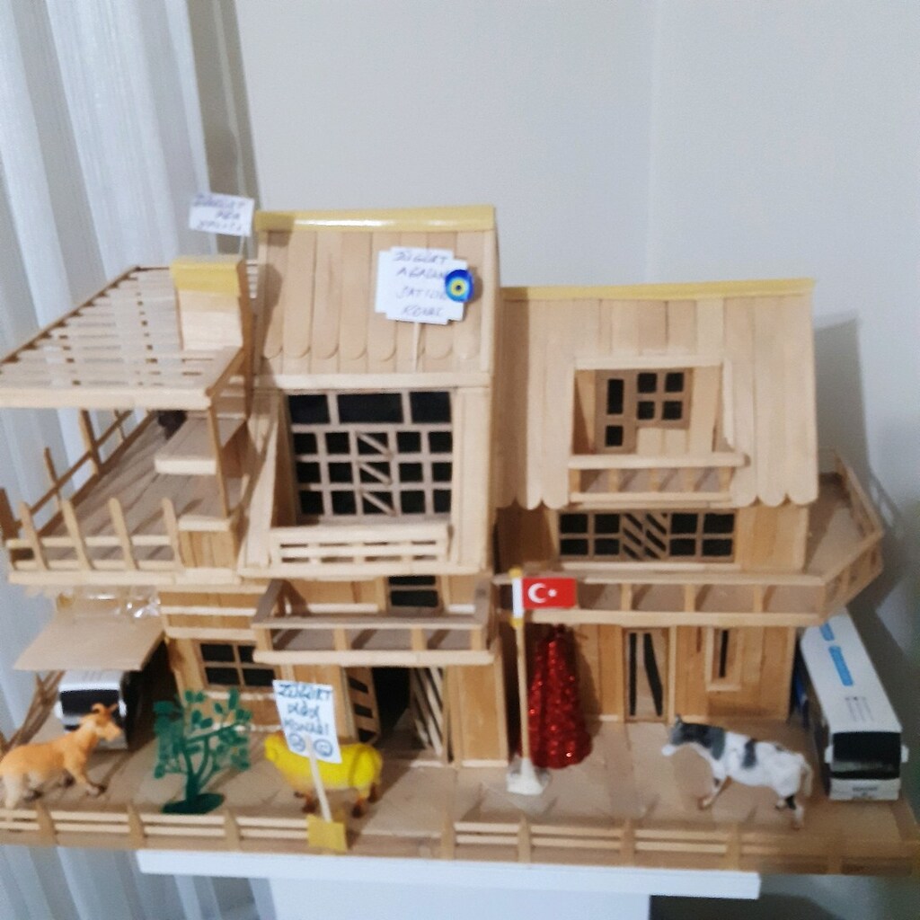 agaç maket ev - 4