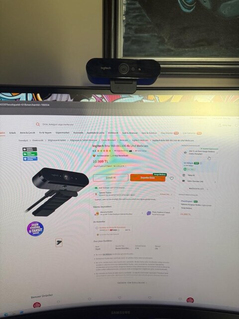 Logitech Brio 4K UHD KAMERA