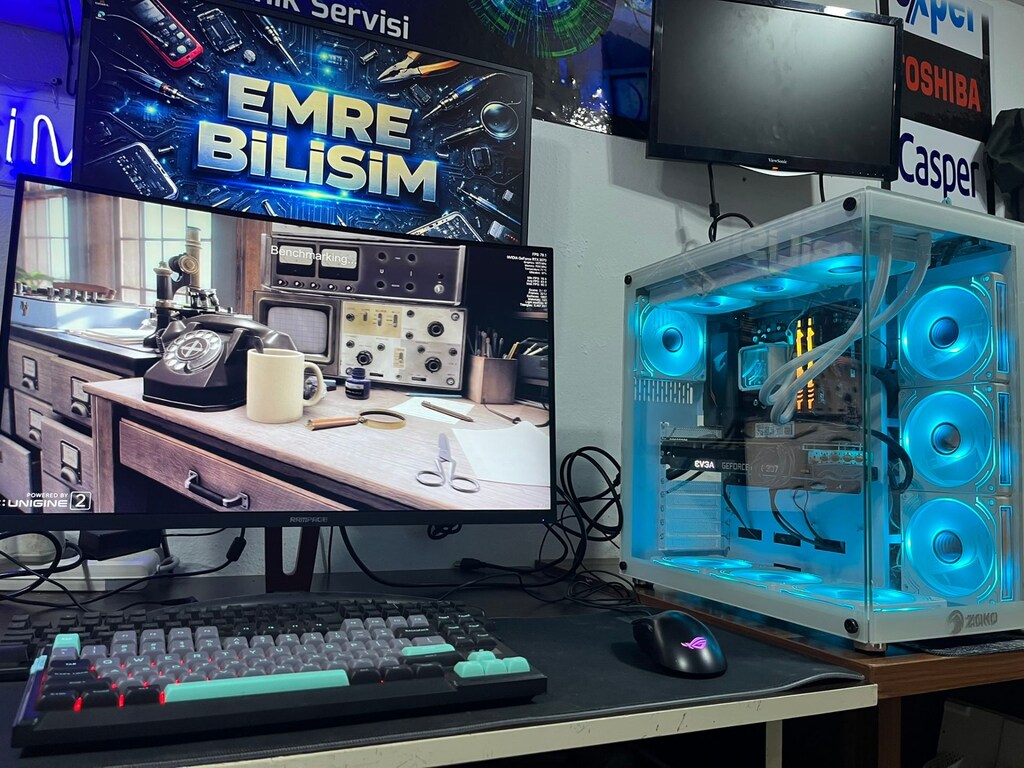 OYUN YAYIN BİLGİSAYARI GAMER PC MASAÜSTÜ BİLGİSAYAR FULL SET PC - 13